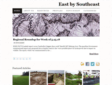 Tablet Screenshot of eastbysoutheast.com